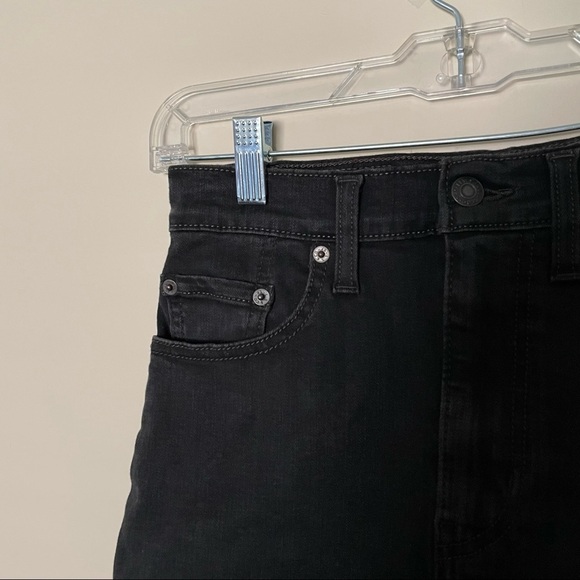 Levi's Black Denim Mile High Ruffle Skirt - Picture 6 of 10